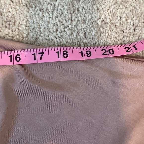 𝅺boohoo Women’s Champagne Pink Twist Dress Size 6 - Picture 7 of 9